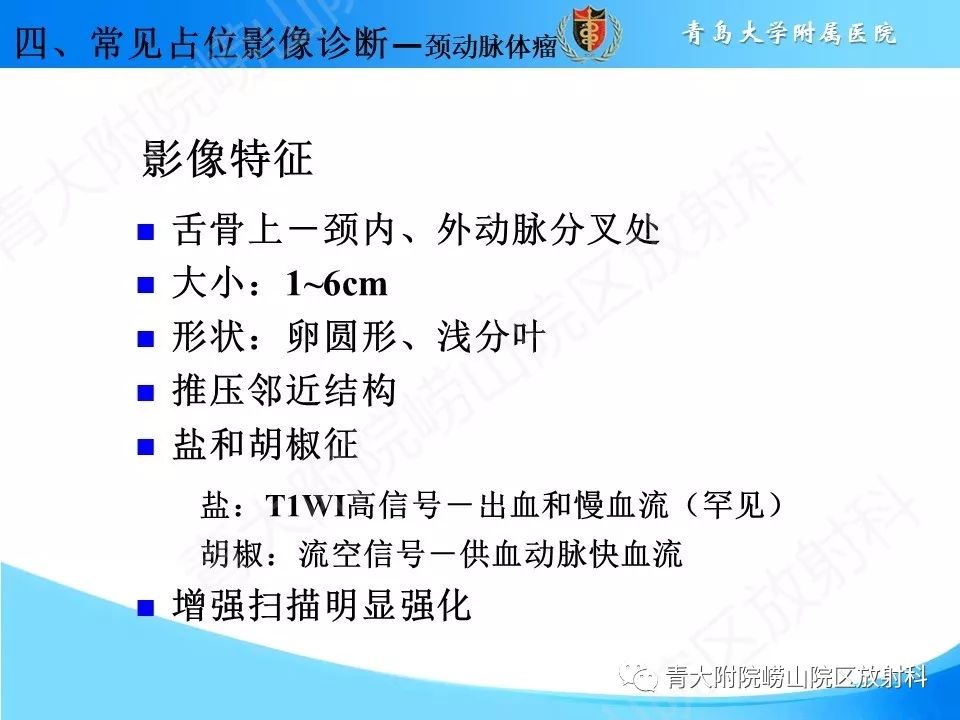 【PPT】颈动脉间隙占位性病变的影像鉴别诊断