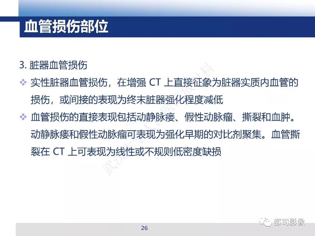 【PPT】腹盆腔血管钝性创伤CT表现