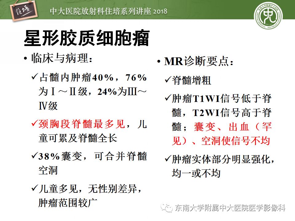 【PPT】脊髓内常见疾病的MR诊断