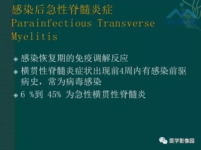 【PPT】脊髓急性炎性病变的影像诊断与鉴别诊断