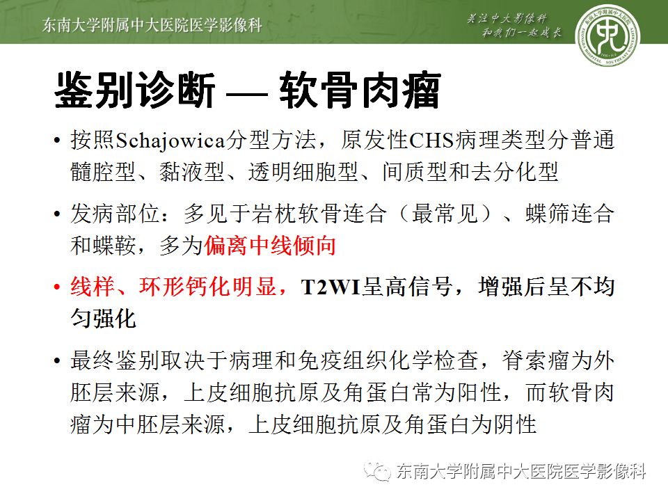 【病例】颅底脊索瘤1例CT及MR影像表现