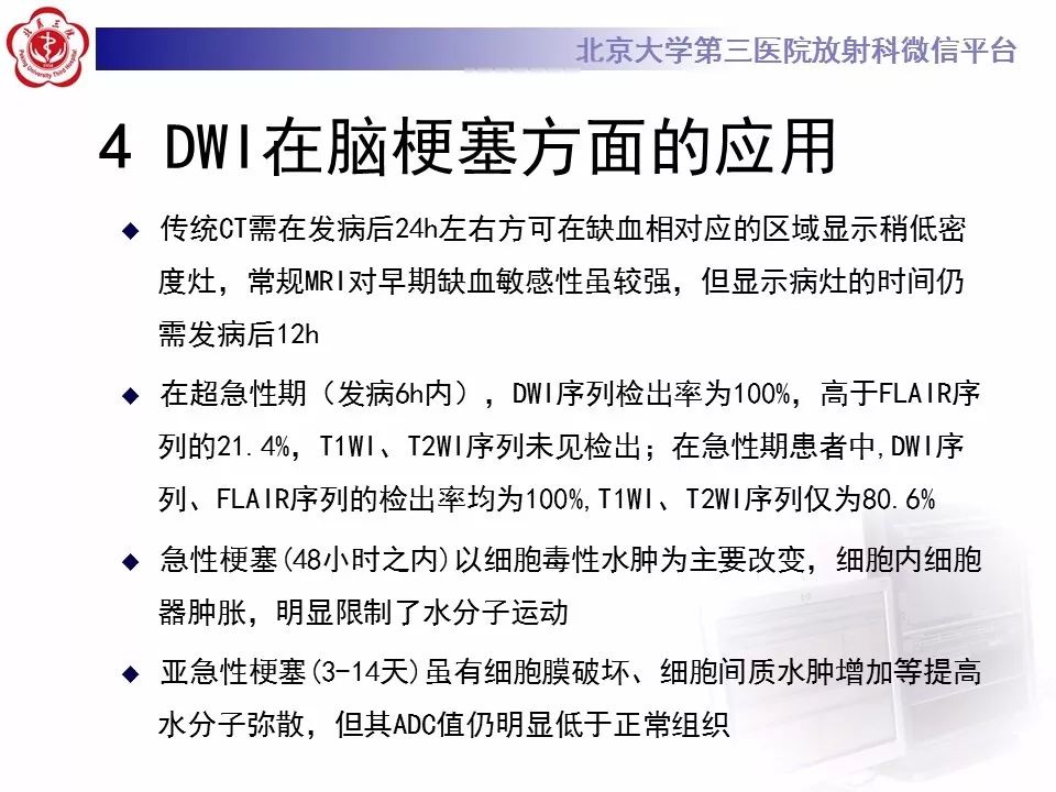 【PPT】弥散加权成像DWI在神经系统的应用