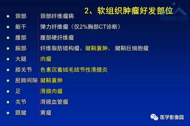 【PPT】软组织肿瘤鉴别诊断：MR作用