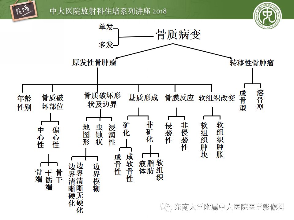 【PPT】骨肿瘤及类肿瘤病变的影像诊断思路