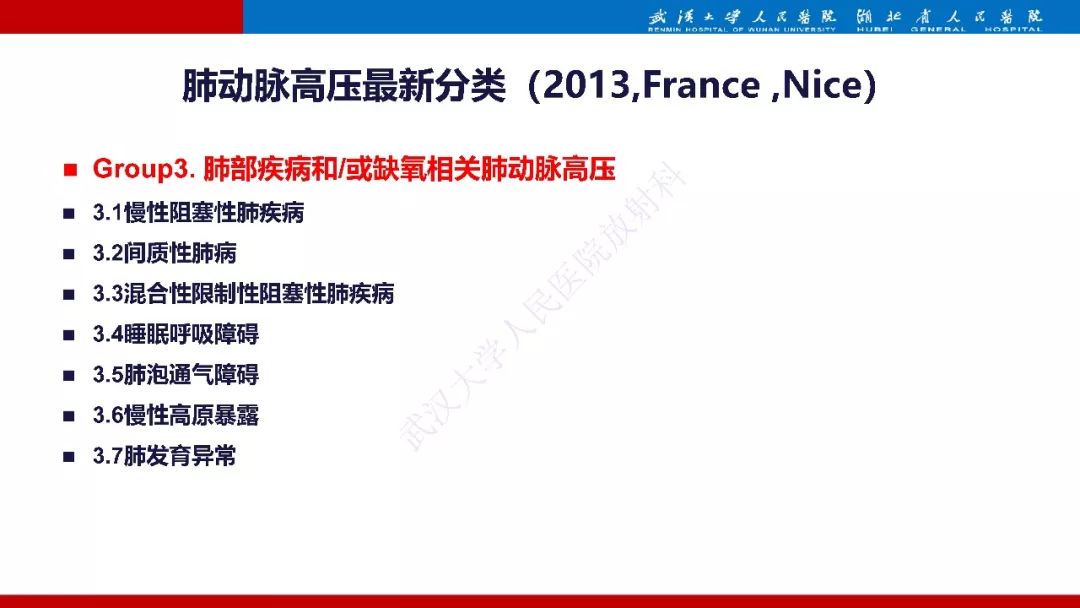【PPT】肺动脉高压临床分类及CT表现