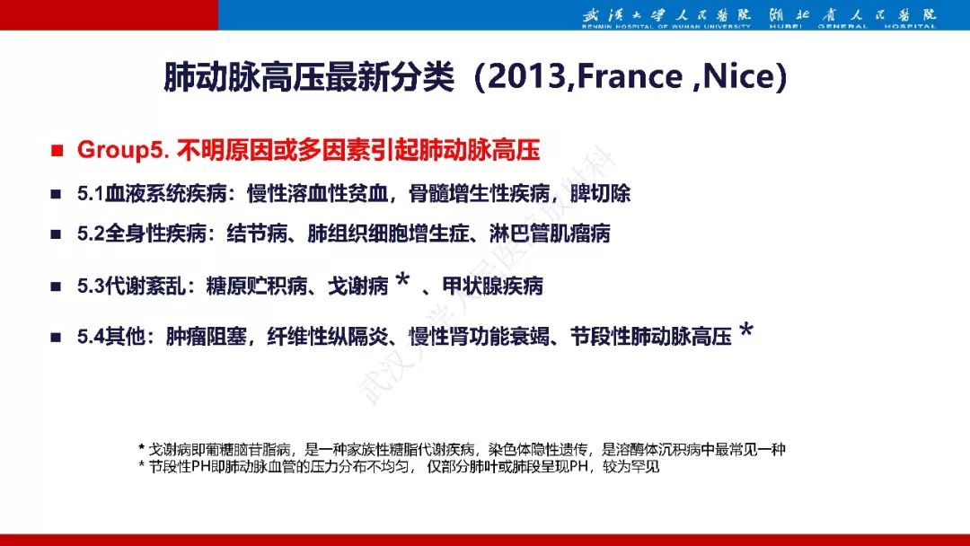 【PPT】肺动脉高压临床分类及CT表现