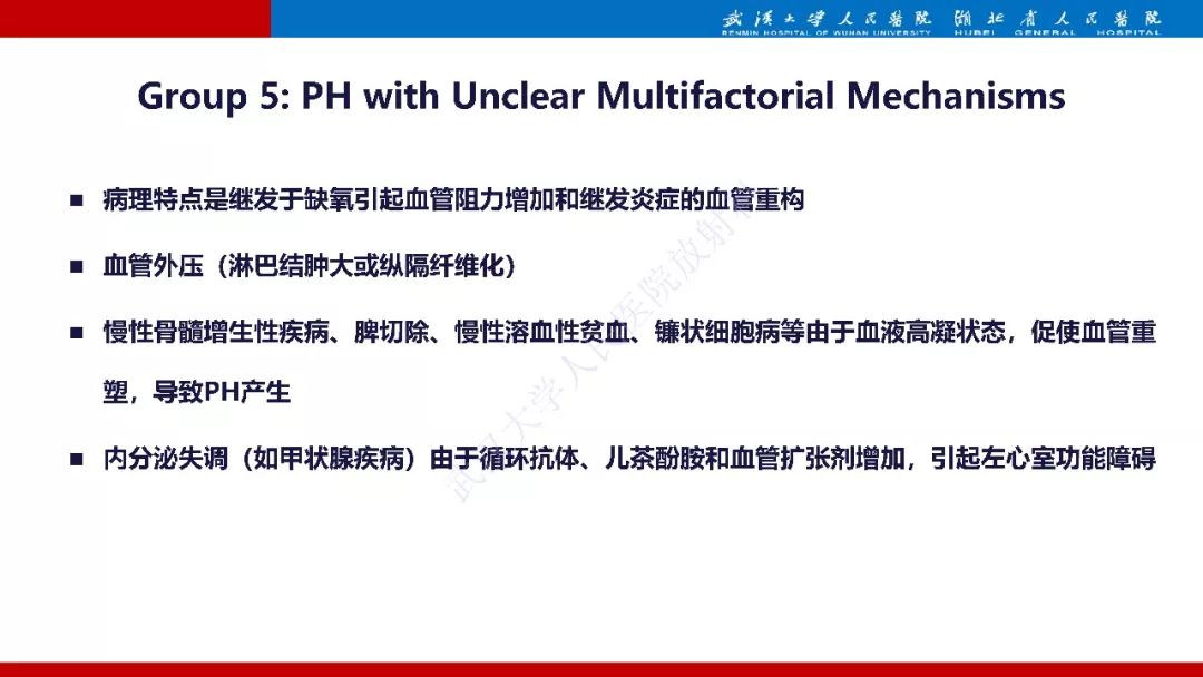 【PPT】肺动脉高压临床分类及CT表现