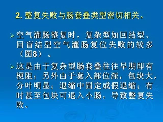 【PPT】小儿急性肠套叠空气灌肠难整复之征象、原因及应对措施