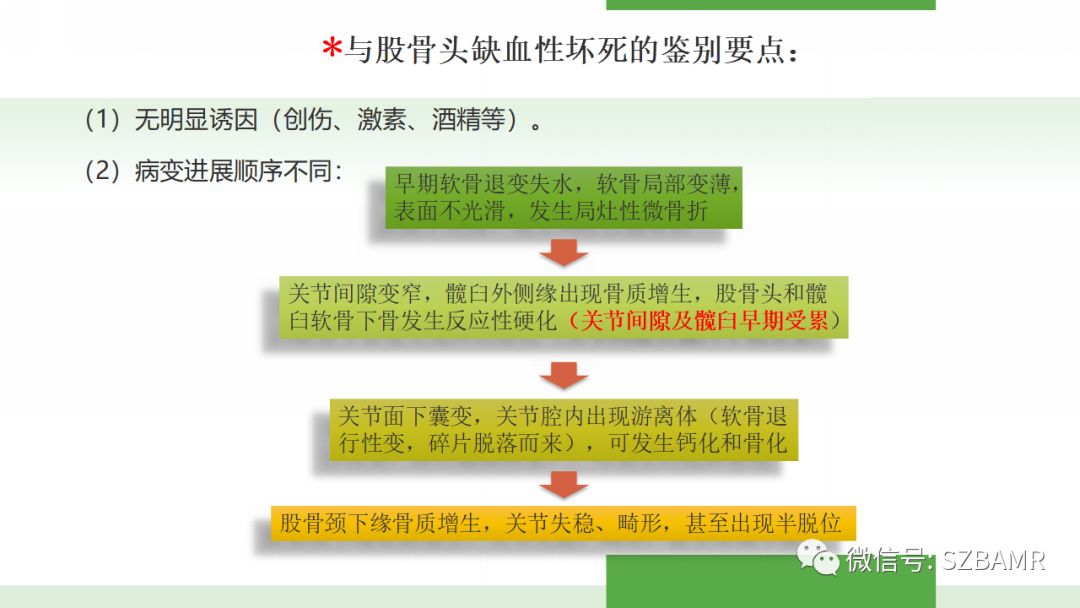 【PPT】股骨头缺血性坏死及类似髋关节疾病的影像诊断与鉴别
