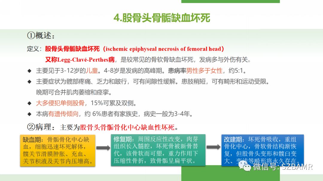 【PPT】股骨头缺血性坏死及类似髋关节疾病的影像诊断与鉴别