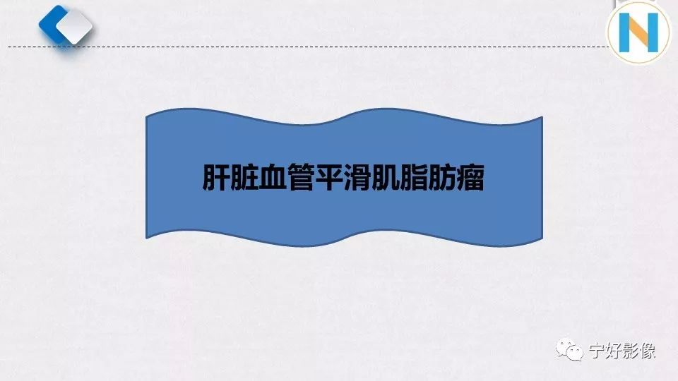 【PPT】肝脏血管平滑肌脂肪瘤影像表现及鉴别诊断