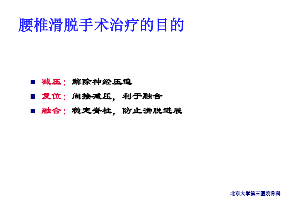 【PPT】腰椎滑脱的临床分型与影像学诊断