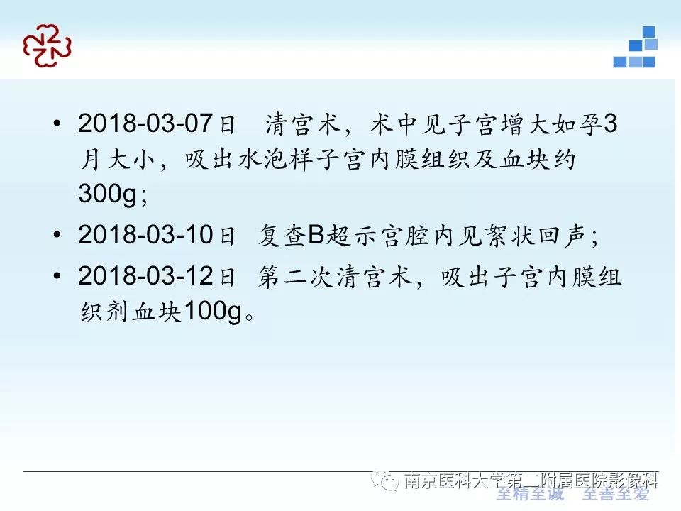 【PPT】葡萄胎的影像学诊断