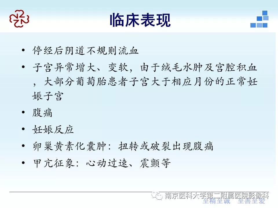 【PPT】葡萄胎的影像学诊断