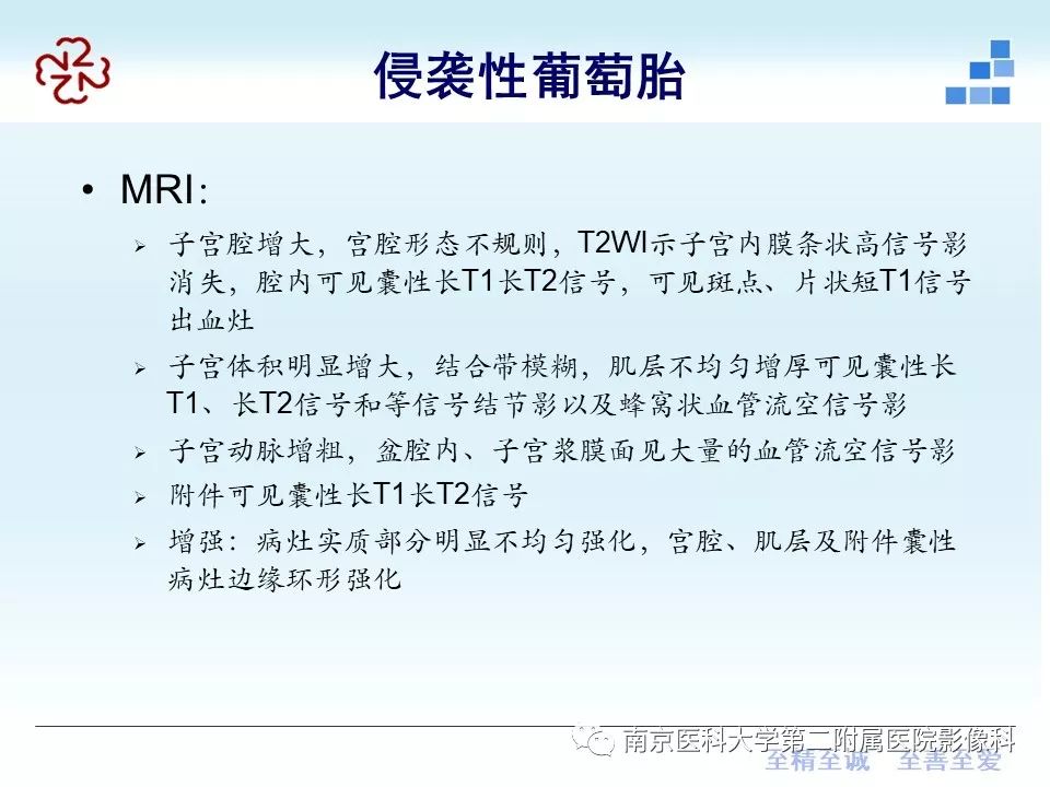 【PPT】葡萄胎的影像学诊断