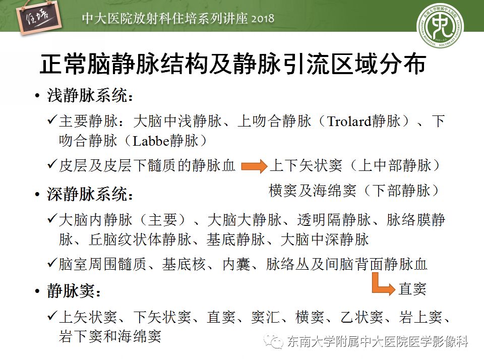 【PPT】脑静脉血栓影像表现及图像解读误区