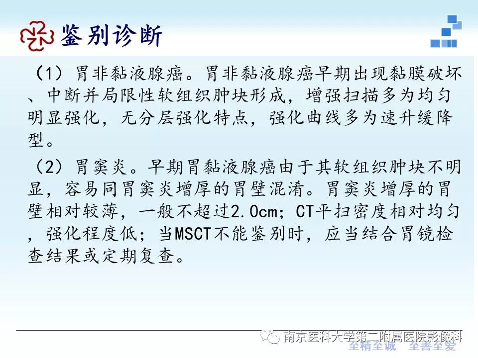 【PPT】胃黏液腺癌的多层螺旋CT表现