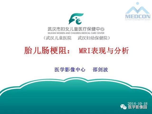 【PPT】胎儿肠梗阻：MRI表现与分析