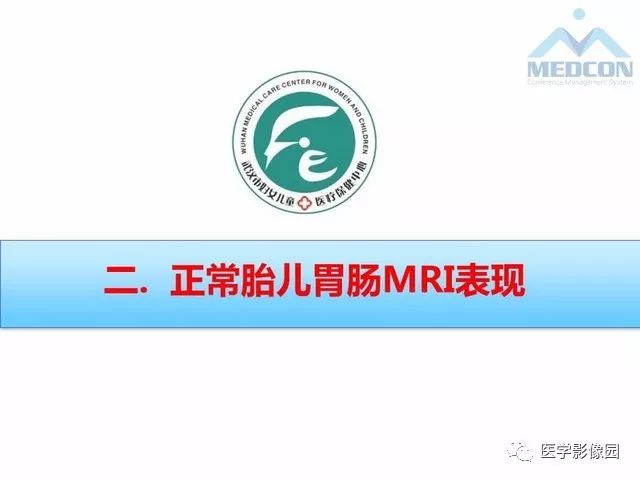 【PPT】胎儿肠梗阻：MRI表现与分析
