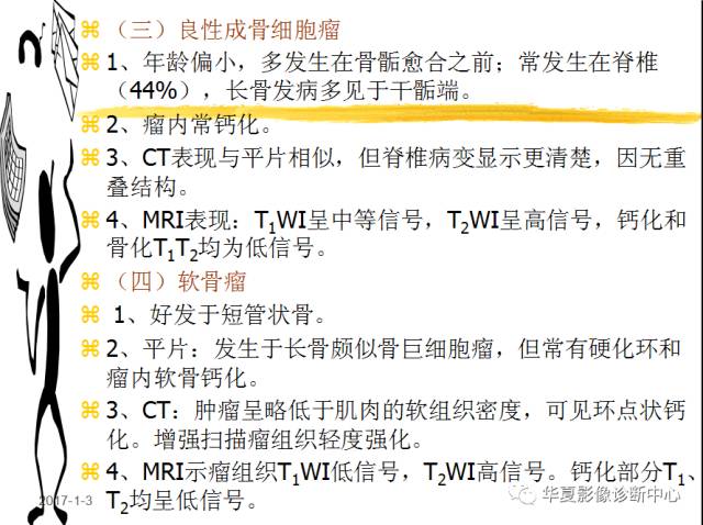 【PPT】骨巨细胞瘤的影像诊断及鉴别诊断