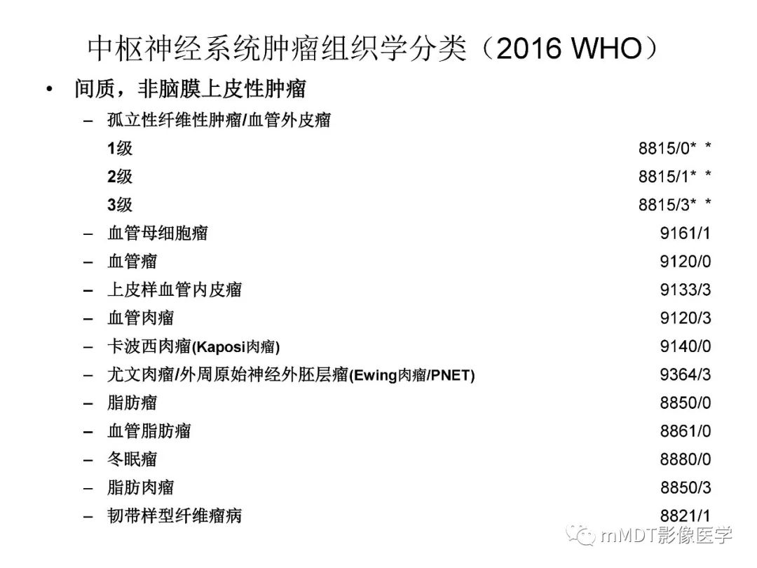 【PPT】脑膜肿瘤影像诊断——间质、非脑膜上皮性源性脑膜肿瘤