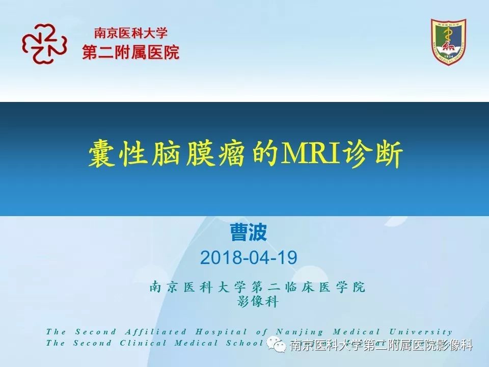 【PPT】囊性脑膜瘤