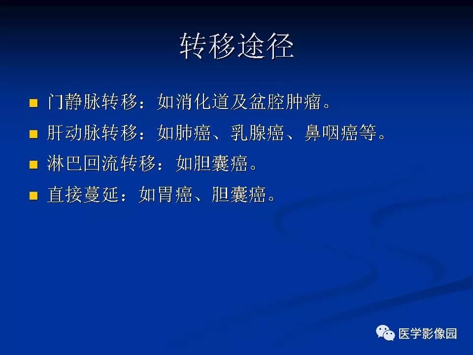【PPT】肝脏转移瘤的影像学诊断