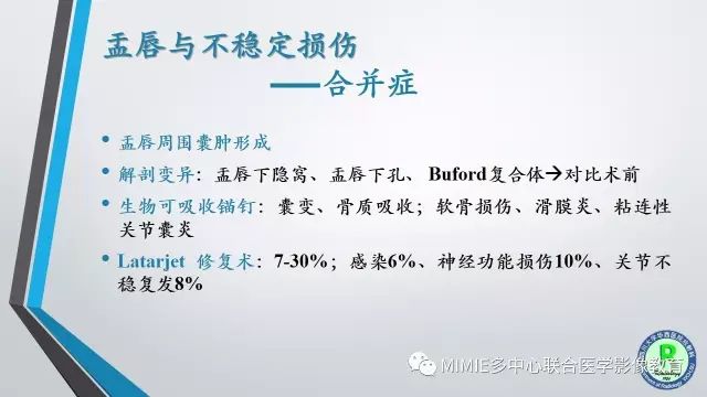 【PPT】术后肩关节影像：肩袖、盂唇及二头肌腱