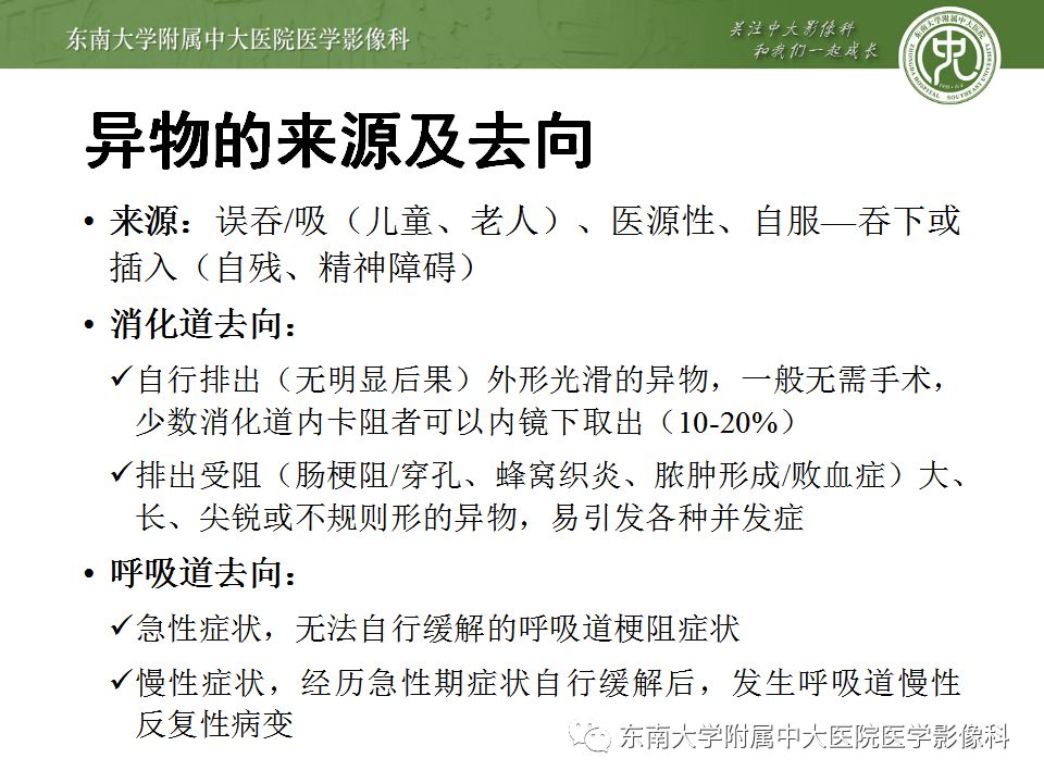 【病例】消化道及呼吸道异物4例CT
