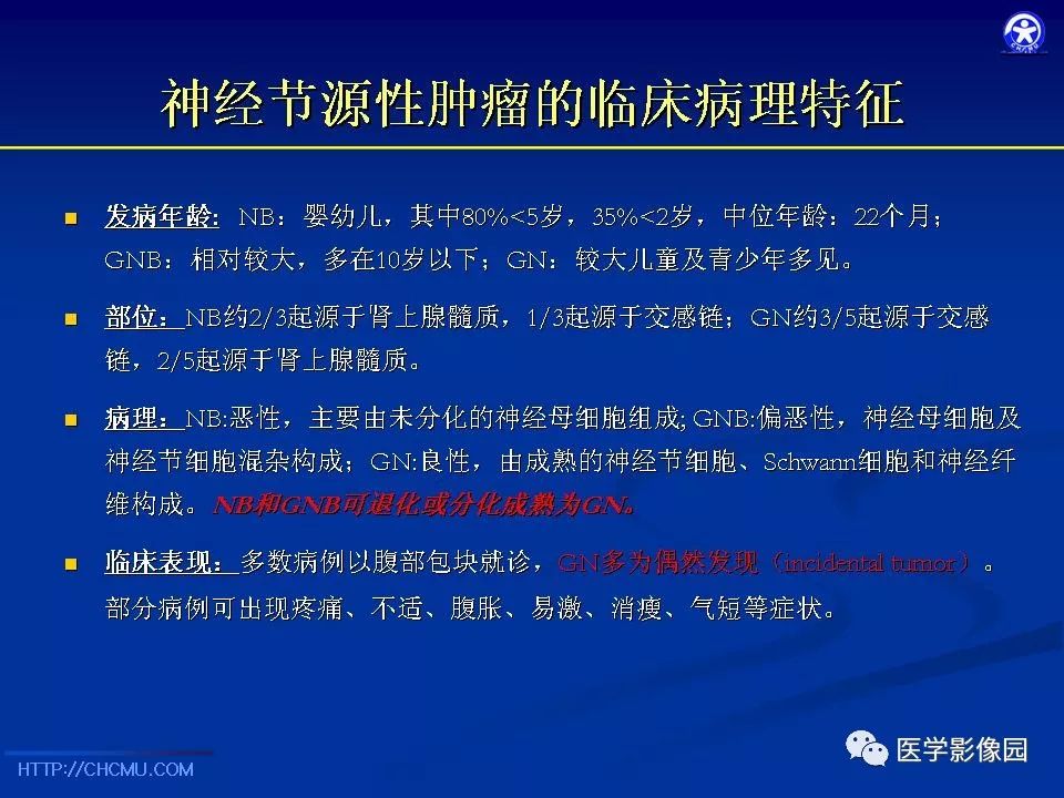 【PPT】儿童腹膜后神经节源性肿瘤的影像诊断