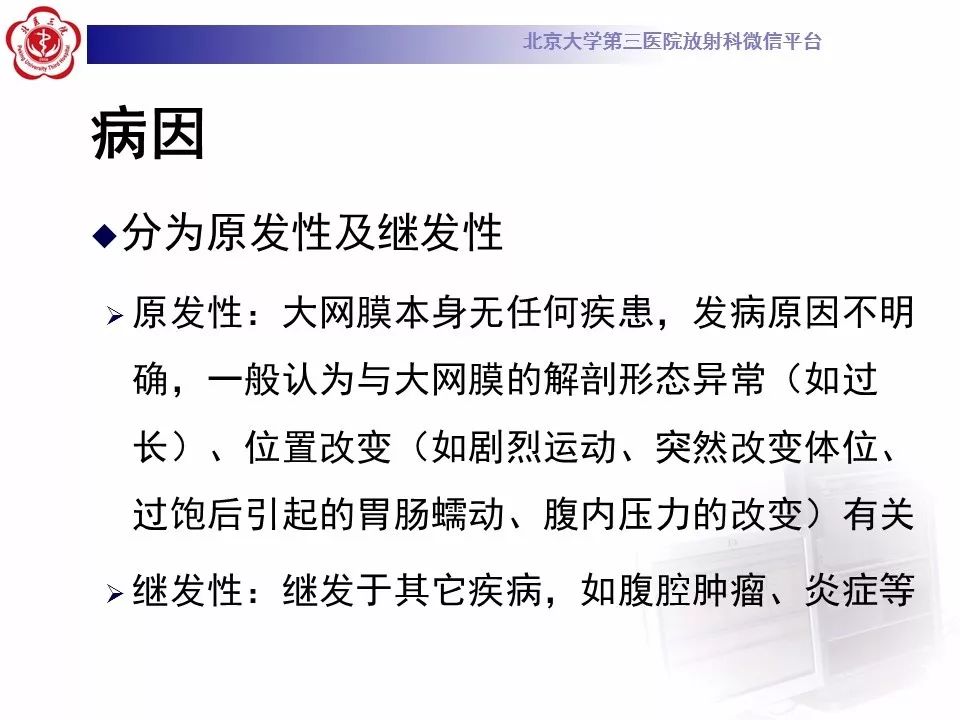 【病例】大网膜扭转1例CT影像诊断