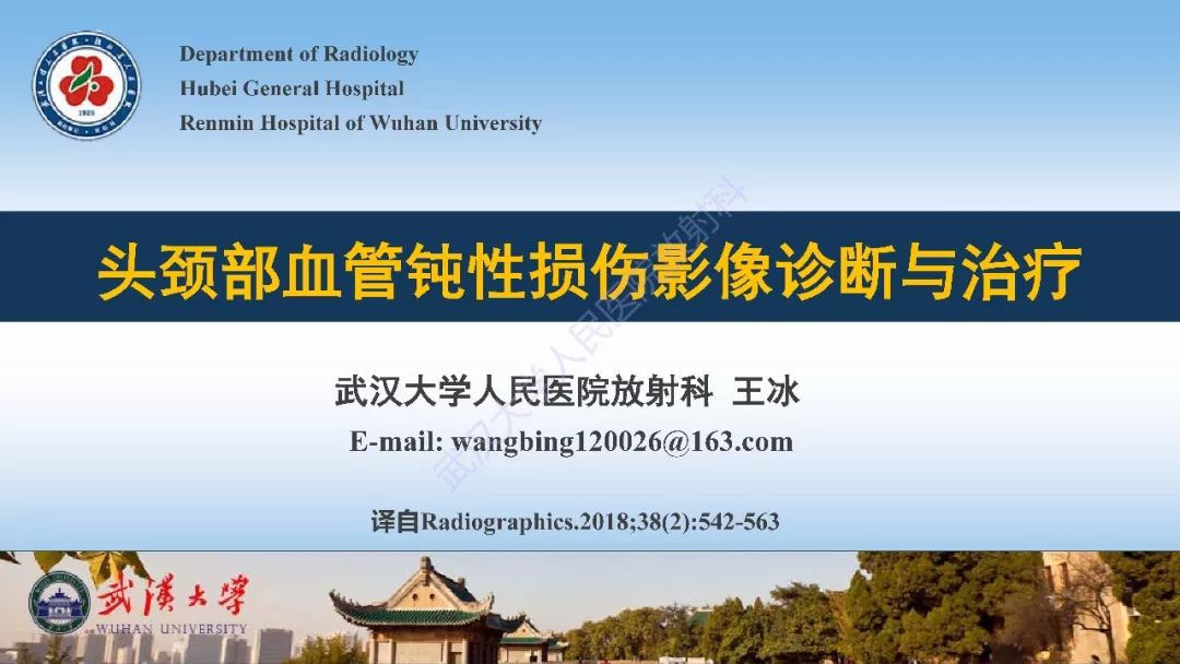 【PPT】头颈部血管钝性损伤影像诊断及治疗