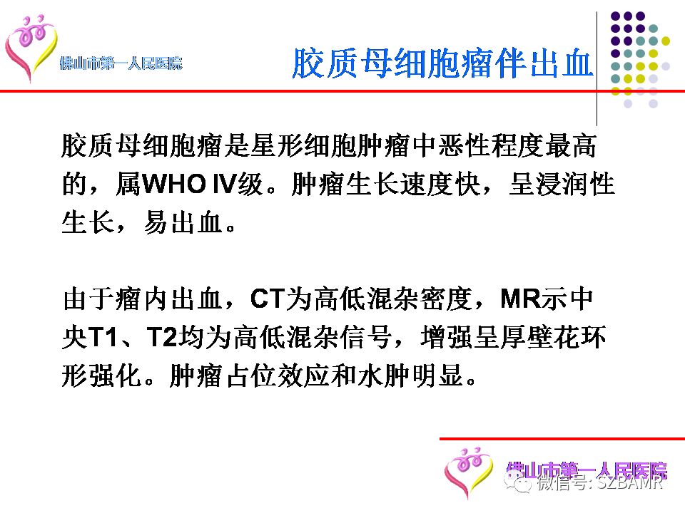 【PPT】脑出血MR表现及病因分析