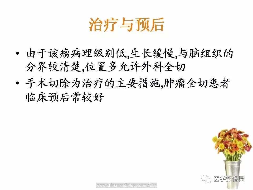 【病例】颅内节细胞胶质瘤1例CT及MR
