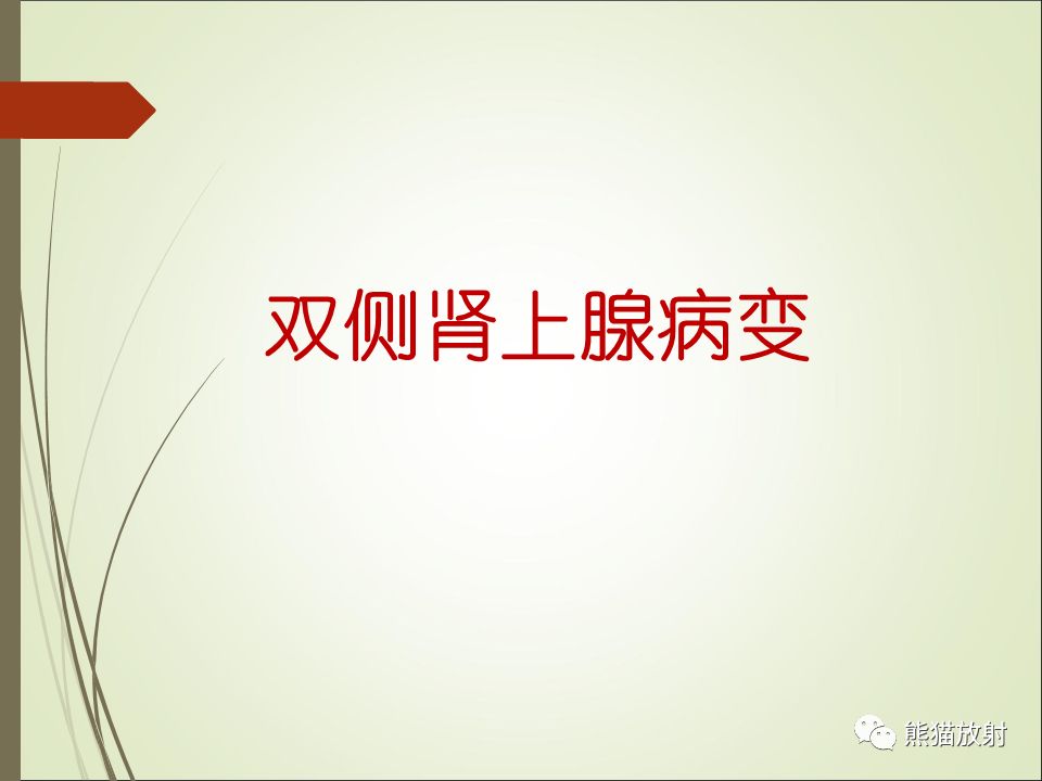 【PPT】双侧肾上腺病变5例
