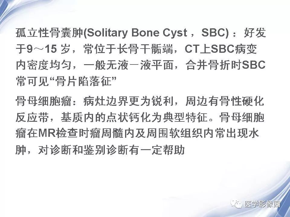 【PPT】动脉瘤样骨囊肿的影像学分析