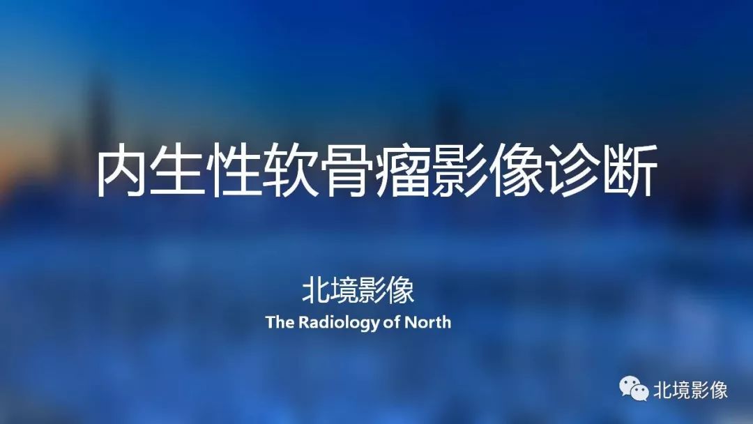 【PPT】内生性软骨瘤影像诊断
