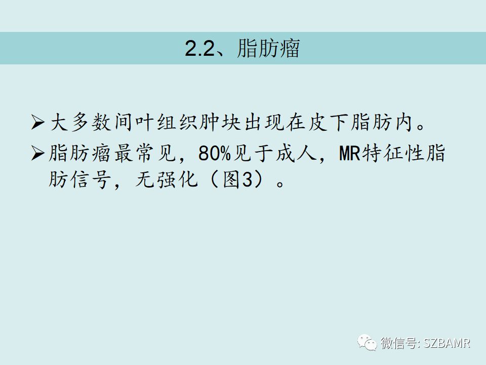 【PPT】浅表软组织肿块的影像分析、诊断及鉴别