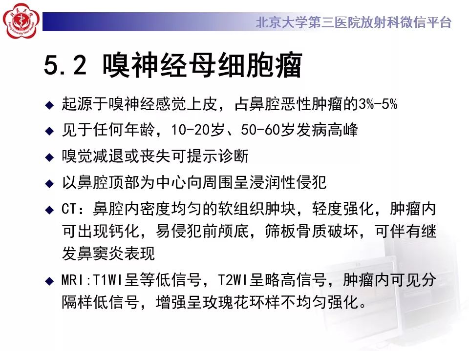 【病例】上颌窦平滑肌肉瘤1例CT及MR影像表现