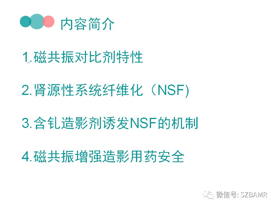 【PPT】MRI对比剂与肾源性系统纤维化