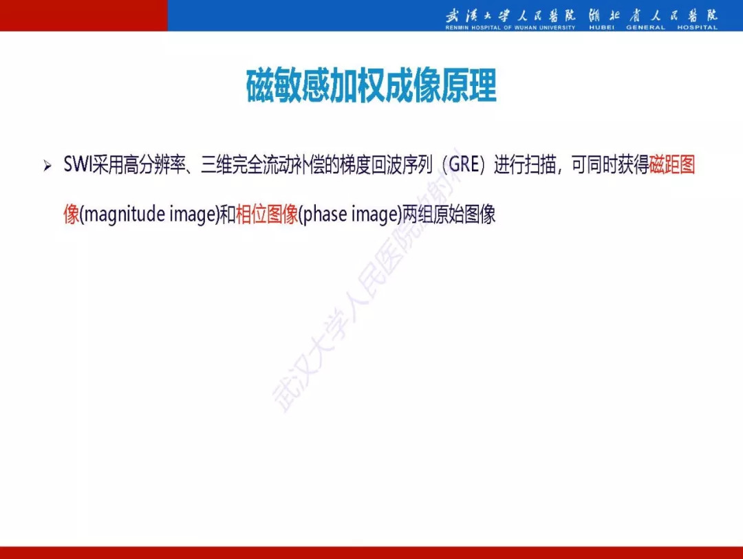 【PPT】磁敏感加权成像原理及临床应用