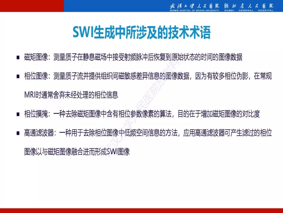 【PPT】磁敏感加权成像原理及临床应用