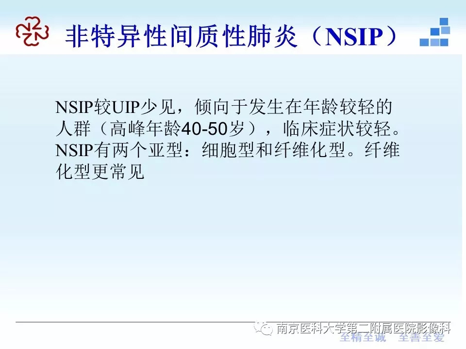 【PPT】特发性间质性肺炎CT表现