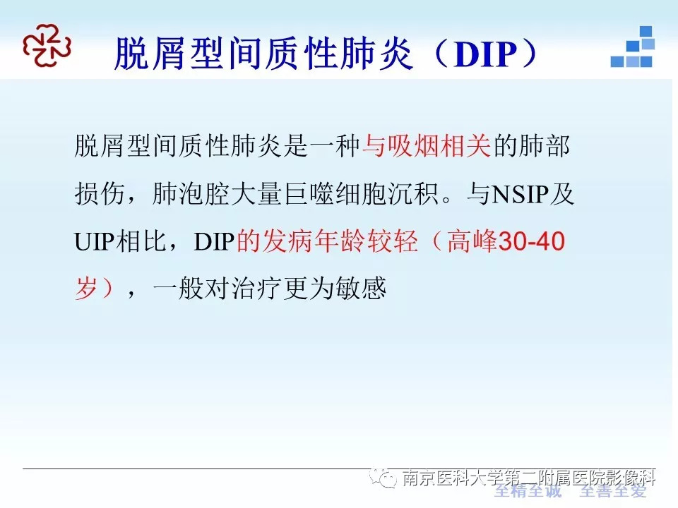 【PPT】特发性间质性肺炎CT表现