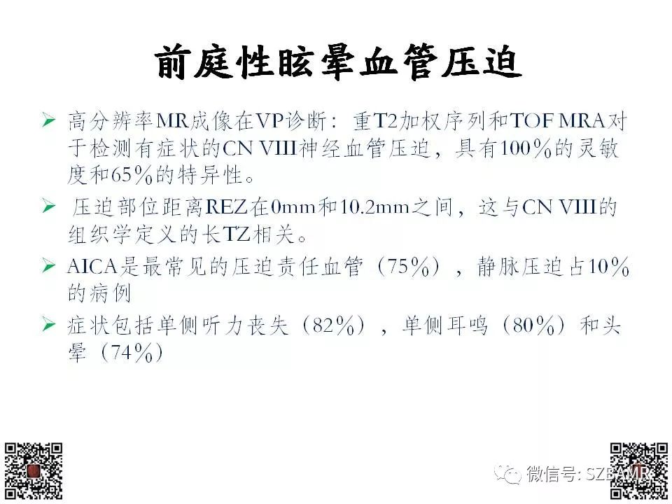 【PPT】神经血管压迫综合征的影像学表现