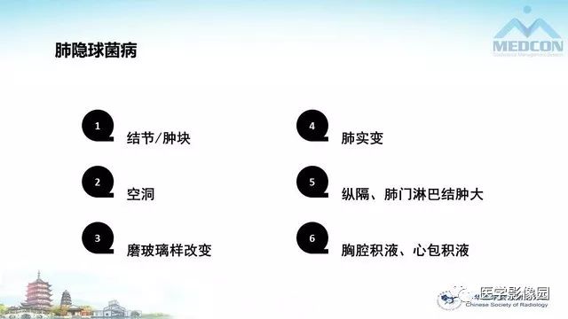 【PPT】AIDS并发播散性真菌病的CT表现