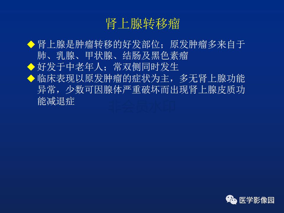【PPT】肾上腺疾病的影像学表现