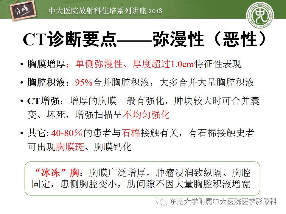 【PPT】胸膜常见疾病的影像诊断