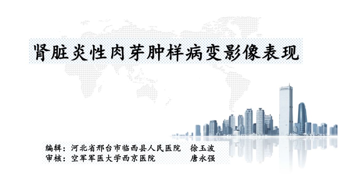 【PPT】肾脏炎性肉芽肿样病变影像表现
