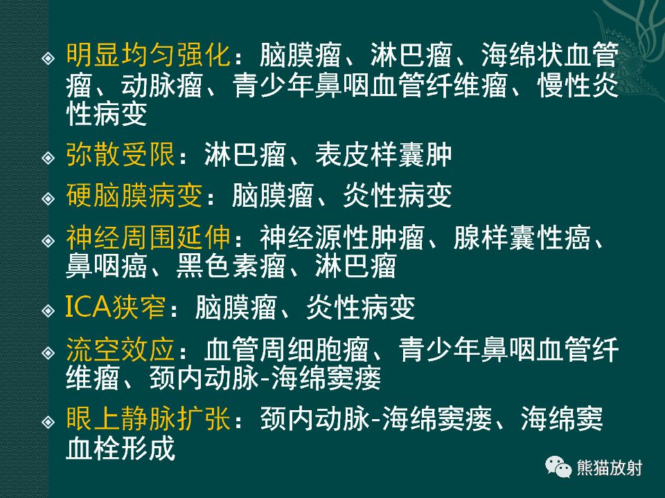 【PPT】海绵窦病变的影像表现及鉴别诊断